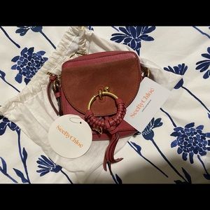 Cute…See By Chloe Joan mini bag in rusty pink!
